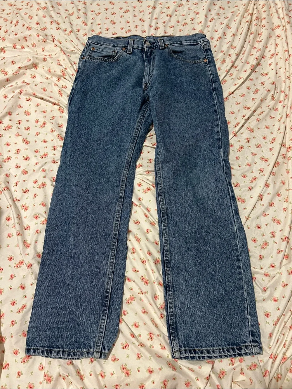 vintage levi’s blue denim 505 jeans